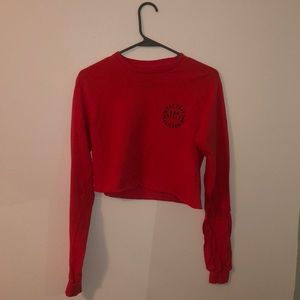 West coast LA long sleeve cropped tee